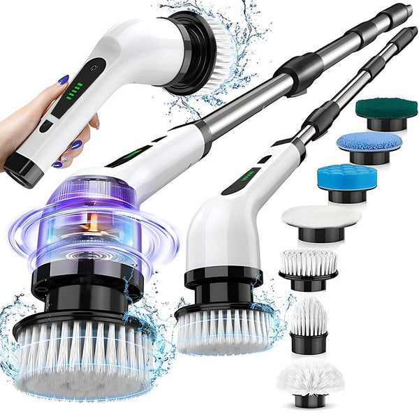 Perie Electrica Rotativa, 7 in 1, Capete interschimbabile, 2 viteze reglabile