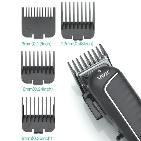 Masina de tuns profesionala cu acumulator, VGR V-683, afisaj LED, 4 gratare