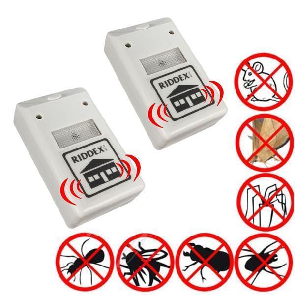 Set 2 Aparate cu Ultrasunete si Unde Electromagnetice Impotriva Rozatoarelor si Insectelor